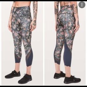 - NWOT Lululemon Luxe Wunder Under High Rise Sculpt Floral Rare Yoga Pilat…